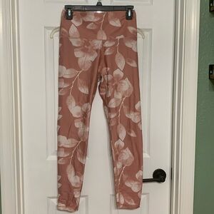 pink patterned leggings